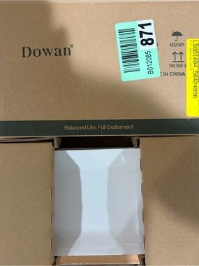 Dowan White Ceramic Tray (in Box)